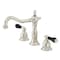 Kingston Brass KS1976PKL Duchess Widespread Bathroom Faucet W/ Brass Pop-Up, Nickel KS1976PKL - alternate 1